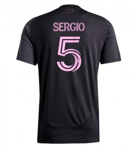 Inter Miami Sergio Busquets #5 Venkovní Dres 2025-26 Krátký Rukáv Inter Miami Sergio Busquets #5 Venkovní Dres 2025-26 Krátký Rukáv